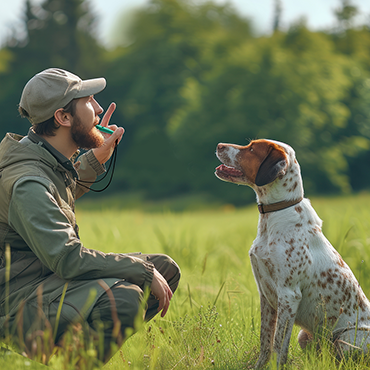 Hundetraining mit einer ACME Hundepfeiffe